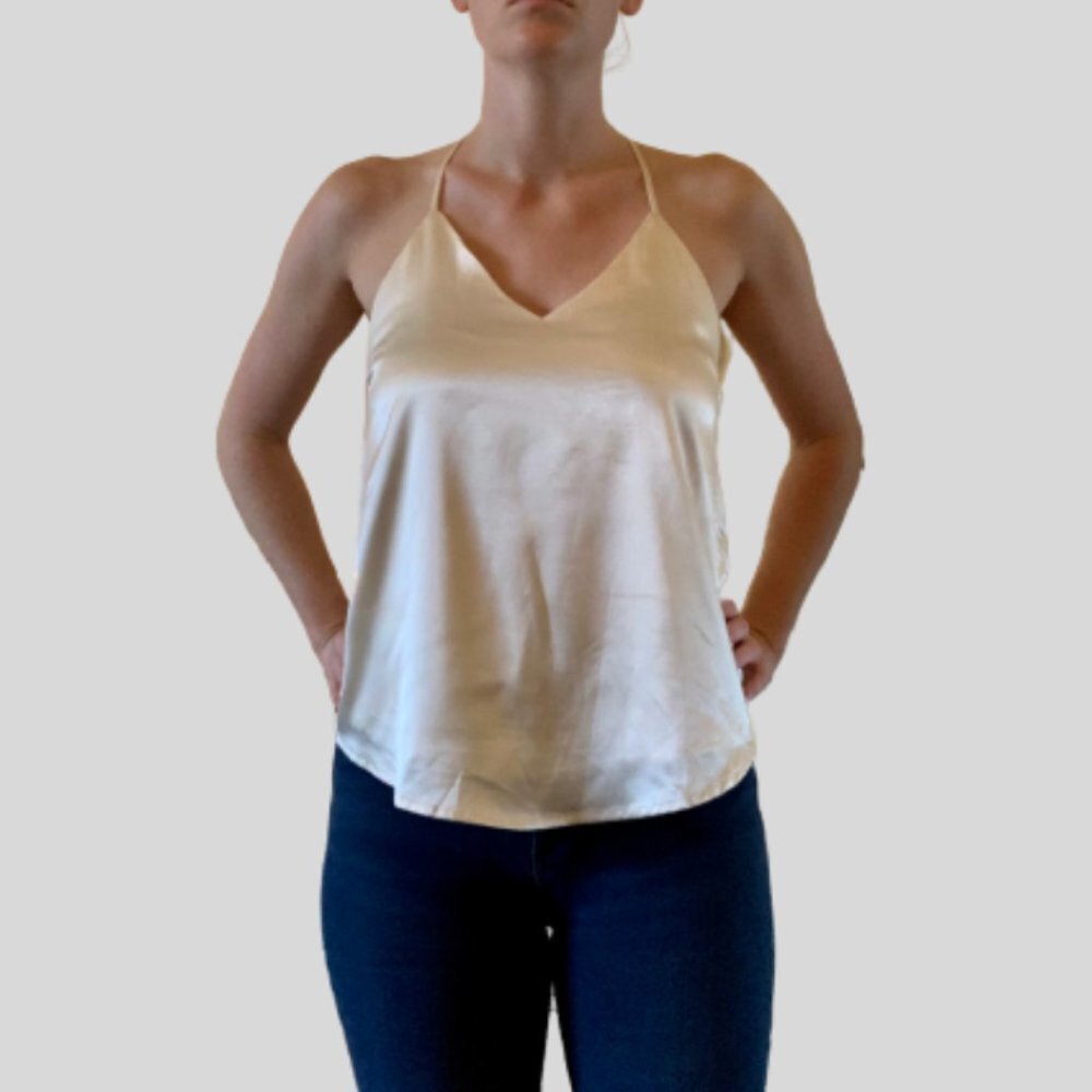 Silky Tank in Cream